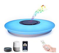 LED Plafoniera Smart WiFi Telecomando con Altoparlante Bluetooth, Dimmerabile, 36W Cambia Colore, Compatibile con Alexa e Google Home, 2800lm, per Camera da Letto, Camera dei Bambini, Soggiorno