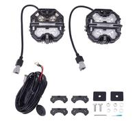 LED Pod Lights 6000K White Spot Beam DRL Work Lamp For Off Road Vehicle ATV 12V