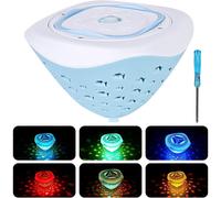 LED Pool Light: Color Floating Pool Light, Floating LED Light with Fish Pattern, IP67 Floating Pool Light, Waterproof Floating LED Light for Swimming