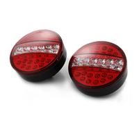 # LED Posteriore Rotondo Lampade Luci 2x 24V Camion Rimorchio Telaio Caravan Bus