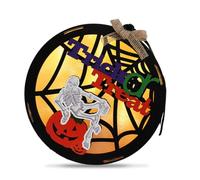 LED Pumpkin Lamp Halloween Lantern Festive Glow Night Party Ornament