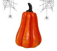 Led Pumpkin Night Light, Battery Operated Halloween Porch Lamp, Cracked Pattern Decorative Pumpkins Ornament, Autumn Harvest Holiday Decoration for Entrance, Terrace, Patio, Party, Garden