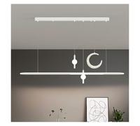 Led Restaurant Chandelier Modern Minimalist Dining Table Pendant Light Simple Long Strip Creative Indoor Lighting Decor Lamp