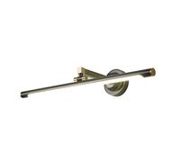 Led Retro Bagno Specchio Lampada,4000K Vintage Bagno Specchio Luce Anteriore Vanità Luci Specchio con Funzione Regolabile,Per Camera da Letto Spogliatoio Lavabo Illuminazione/45Cm/9W