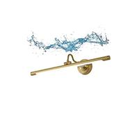 Led Retro Specchio Luce,Indoor Regolabile Specchio Parete Anteriore Luce,Jade Rame Acrilico Impermeabile Bagno Lampada da Parete,Per Bagni da Letto Armadio Comodino