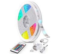 LED rgb 10m Strisce LED telecomando colorata accorciabile adesiva luci led