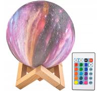LED RGB 3D Moon con un telecomando da 20 cm