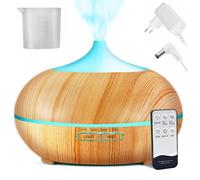 LED RGB Air Multer Difuser 300ml Ofrer + Remote Light Brown