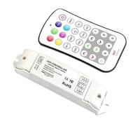 Led RGB light strip controller 2.4GHz DC12V 24V input 3A 3 channels 108W output Led RGB light strip dimmer control(M7)