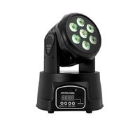 LED RGBW DMX512 Mini Beam Spot Pinspot Light Moving Head Lampada da palcoscenico per discoteca DJ Club Show Natale illuminazione palcoscenico