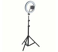 Led Ring Light con treppiedi Lampada anulare per Selfie Streaming dal Vivo tik [EEK: A+]