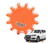 LED Road Flare - Strada Safety Flare Light USB Ricaricabile | LED Road Flares 3 Pack Kit Auto Di Emergenza Bordo Della Strada, Tag Disco Di Emergenza Ricaricabile USB Con 9 Modalità Flash Per La
