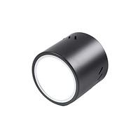 LED Round Mounted Downlight 24W Iron Heat Dissipation High Color Ceiling Light Hotel Restaurant Living Room Interior Lighting Spotlight Integrated Black 6000k,White-4000k