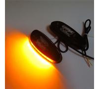 LED Segnale Specchio Blocco Spento Base Piastra Gsxr Nero Per Suzuki 600 750