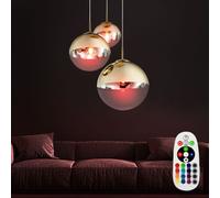 LED Sfera Appesa Coprire Lampada RGB Regolatore Telecomando Dormire Camera Luce [EEK: F]