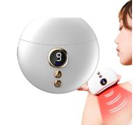 LED Sha | Massaggiatore portatile per tonificare la pelle e luce rossa - Batteria da 1000 mAh, strumento per scolpire e stringere il viso con dispositivo a 3 vibrazioni, portatile e ricaricabile