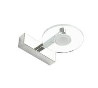 Led Single Head Mirror Fari Impermeabili, Anti-Nebbia e Vanità Specchio Luce Cristallo Dimming Luce a Parete/White Light