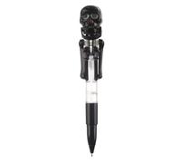 LED Skeleton Boxing Pen - Novelty Press-Control Halloween Ballpoint | Sturdy ABS novelty scheletro boxing pen features fun press-control LED lights, rendendolo un esilarioso strumento per