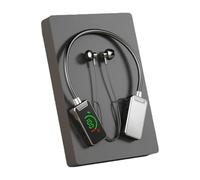LED Smart Digital Display appeso BT V5.4 Moda Auricolari Karaoke In-ear Lunga Durata Batteria Earphon Riduzione Sport Rumore bluetooth cavi bluetooth e Auricolare auricolari pesanti allenamento bro