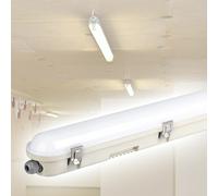 Plafoniera LED per ambienti umidi 120 cm lampada per ambienti umidi Lampada LED per garage Tubo LED, luce diurna bianco freddo, 1x LED 36 watt 4320 lumen, collegamento in serie