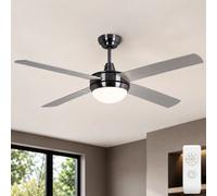 LED Soffitto Ventilatore 132 CM Residenziale Camera Remoto Refrigeratore Lampada