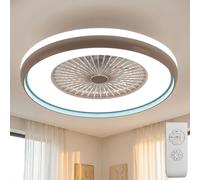 LED Soffitto Ventilatore 3-Stufen Lampada Luce Diurna Ventola Cooler Telecomando