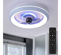 LED Soffitto Ventilatore Lampada Regolabile Telecomando Ventola Cct Radiatore [EEK: Non valutato]
