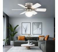 LED Soffitto Ventilatore Residenziale Camera Radiatore RGB Telecomando Lampada [EEK: F]