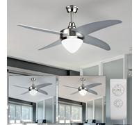 VENTILATORE A SOFFITTO CON ILLUMINAZIONE A LED 15W E TELECOMANDO VT-6043-4-LED7915 V-TAC