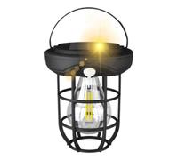 LED Solar Camping Lantern - LED Waterproof Camping Lantern - Multifunctional High Brightness Outdoor Lanterns, Dangling Lights for Sidewalks, Parties