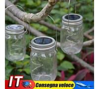 LED Solar Fairy Jar Light Party Wedding Garden Decor (Multicolor 2m) IT