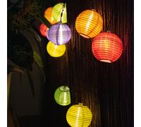 LED Solar Steck Luce Esterno Giardino Lichterkette 10X Lampioni Decorativi