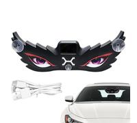 LED Solar Warning Car Light - Car Eyes Solar Powered USB Rechargeable