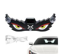 LED Solar Warning Car Light - Car Eyes Solar Powered USB Rechargeable