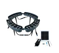 LED Solare Albero Uplight, Abbraccio Albero Anello Luce, Con Telecomando | IP65 Resistente All'acqua Luce Del Paesaggio All'aperto Per La Decorazione Dell'albero Del Giardino(Red light,4-Head-48W)