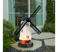 LED Solare Esterno Luci Mulino Multicolore Decorazione Giardino Terrazzi Figura