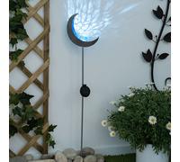 LED Solare Esterno Plug-In Chiodi Lampada Fuoco Effetto Garten Vetro Sfera Deco