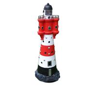 LED Solare Faro 50 CM Giardino Faro Rosso Bianco Decorazione Illuminazione