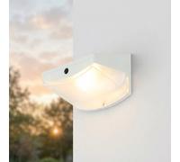 Licht-Erlebnisse Lampada solare a LED con sensore di movimento L: 10,6 cm IP44 Nero 3000 K 120 lm Moderna Lampada da parete solare per esterni Porta d'ingresso Lampada da esterno Parete