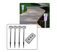 LED Solare Lampade da Giardino Incl. Telecomando Luce via Lustro