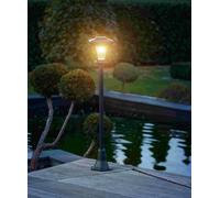 LED Solare Lanterna da Giardino Retrò Lampade Terrazza Lampada Solare Esterno