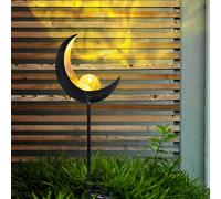 LED Solare Plug-In Lampada Bocca Illuminazione Esterni Veranda Terra Vetro Sfera