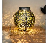 LED Solare Sfera Lampada per Esterni Orientale Giardino Plug-In Lanterna Chiodi