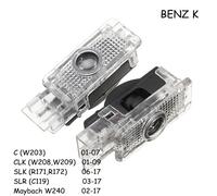 ✅✅ LED SOTTOPORTA SOTTO PORTA LOGO MERCEDES CLK SLK SLR