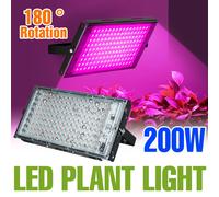 LED Spettro Completo Coltiva La Luce 220V Serra Pianta Lampada Tenda Verdure Fiore Interno Idroponico Riempimento di Illuminazione 200W 100W 50W 25W