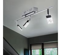 LED Spot Barra Coprire Faretto Luce Regolabile Ospiti Camera Lampada Cromo