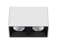 LED Spotlight, 20W 2-Light Indoor Ceiling Lighting Fixture, Rectangle for Kitchen, Living Room And Bedroom, Fixed Track Spot Lamps/Accent Lamp/Wash Wall Lamp