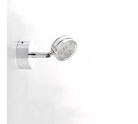 LED Spotlight, 360 Degree Rotatable Adjustable LED Accent Lamps, Wall Lights Bedroom Headboard Bedside Reading Lights (Silver,6000K)