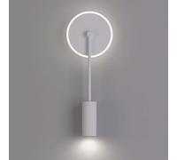 LED Spotlight, Bedroom Bedside Reading Lamp, Round Metal Backdrop Light with Rotatable Adjustable, 20W Wall Mounted Wall Sconces for Hallway, Living Room