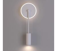 LED Spotlight, Bedroom Bedside Reading Lamp, Round Metal Backdrop Light with Rotatable Adjustable, 20W Wall Mounted Wall Sconces for Hallway, Living Room